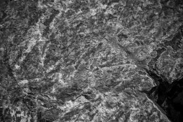 Naklejka na ściany i meble Stone texture in black and white color