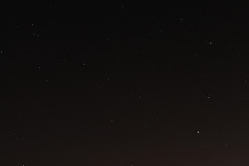 stars on black background