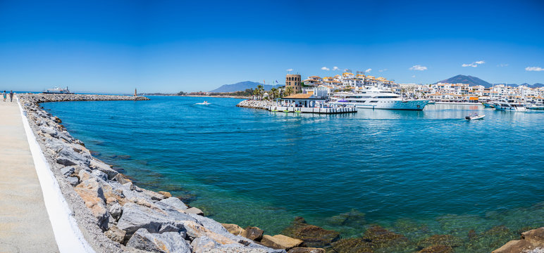 Puerto Banus Near Marbella On The Costa Del Sol