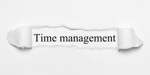 Time management 