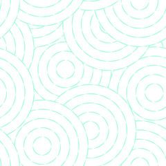 Vector seamless background with geometric shapes. Modern pattern with circles.