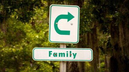 Street Sign to Family