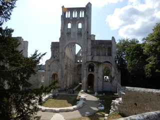 Fototapeta na wymiar Abbaye de Jumièges, Seine-Maritime, Normandie, France