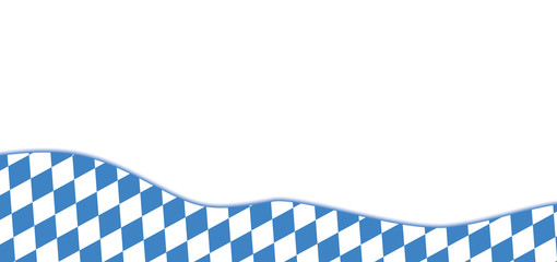 diagonale Rautenmuster in Blau Weiß oben mit weißer Textfläche oben ausgerichtet