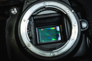 image sensor inside digital camera