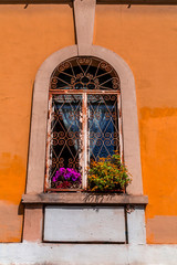 Beautiful arch shaped Italian window