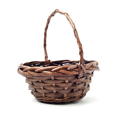 Fototapeta na wymiar empty basket on white background 