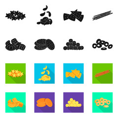 Vector illustration of Oktoberfest and bar logo. Set of Oktoberfest and cooking stock vector illustration.