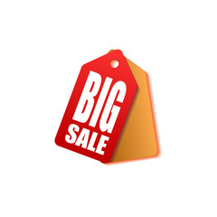 Sale price tag vector badge template,