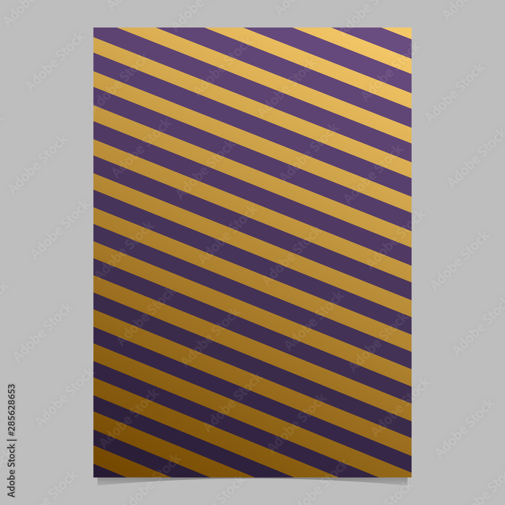 Poster gradient stripe flyer - abstract vector stationery background graphic design