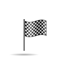 Fototapeta premium Checkered Flag vector,