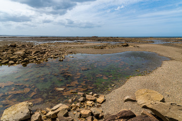 Scenic view of Sillon de Talbert area in Brittany