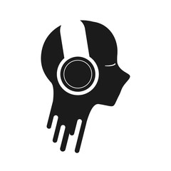 music sound flat design style