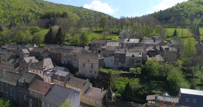 Bagnols-les-Bains lateral traveling, Loz&egrave;re, France