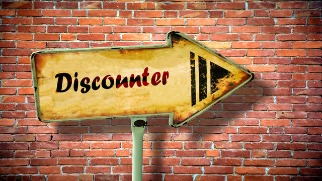 Schild 380 - Discounte