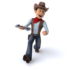 Fun Cowboy - 3D Illustration