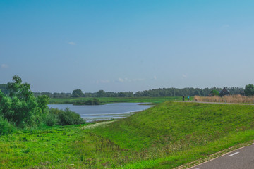 The Old Waal in The Ooijpolder