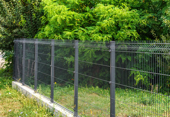 grating wire industrial fence panels, pvc metal fence panel 