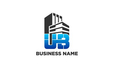 Abstract UB construction logo