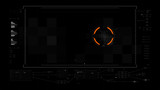 Futuristic user interface design element Video overlay 007