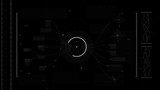 Futuristic user interface design element Video overlay 015