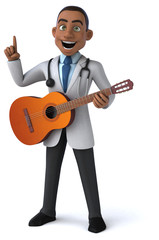 Fun doctor - 3D Illustration