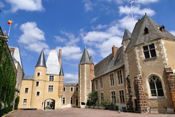 Fototapeta na wymiar Château d’Aubigny-sur-Nère, Cher, France