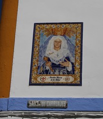 Imagen de una virgen en el sur de España
