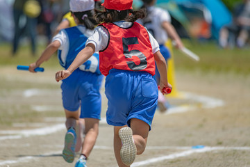 運動会 かけっこ風景