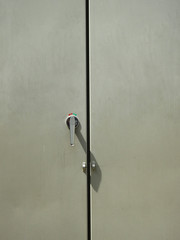 door of transformer cabinet texture