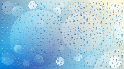 Realistic detailed transparent water background.