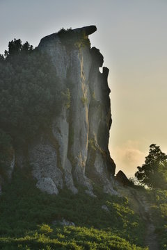 Altopiano dell' Argimusco - Montalbano Elicona- Sicilia Mionti Peloritani . Le pietre possiedono particolari forme, antropomorfe e zoomorfe