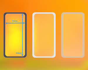 Mesh, multicolor phone backgrounds kit.