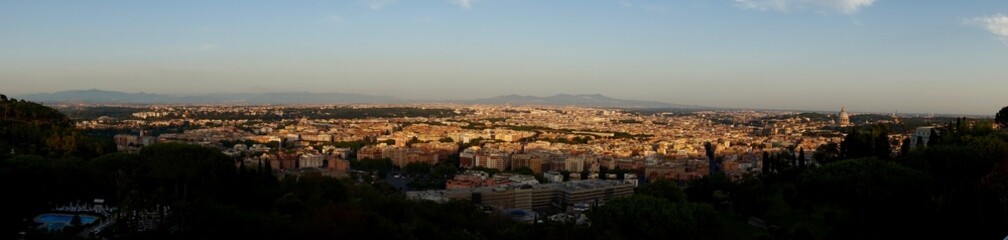 Fototapeta na wymiar Rome panoramic 