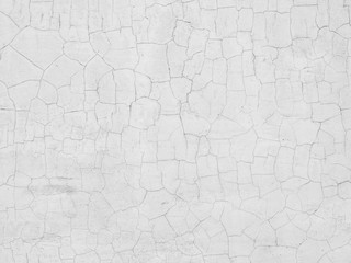 ancient white wall with crack texture