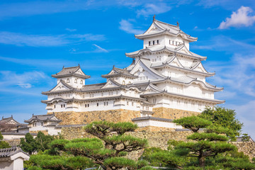 Himeji Castle in the autumn season.