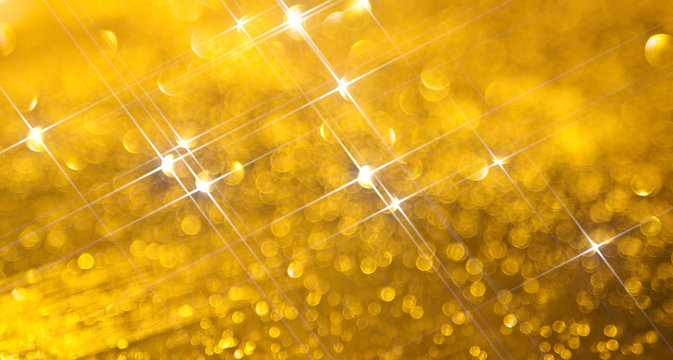 Golden background with gliter