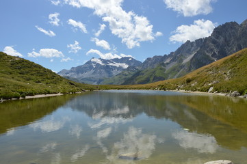 Fototapeta na wymiar Le Glacier de Gébroulaz