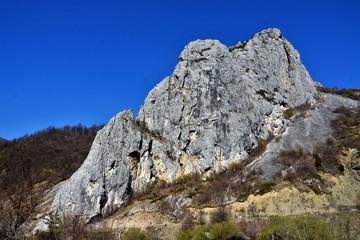 rocky landscape in Apuseni Mountains
