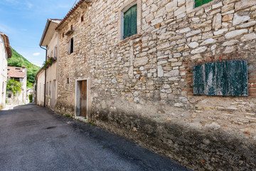 The village of Revine in the Trevigiani hills