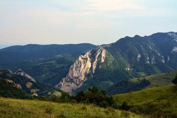 rocky landscape in Apuseni Mountains