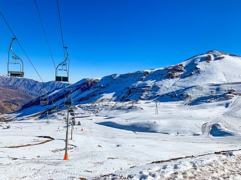Vista do Valle Nevado - Santiago Chile - Am&eacute;rica do Sul