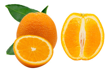 orange isolated on white background