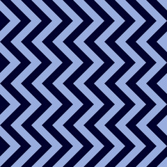 Pattern of Nautical Blue Zigzag Lines