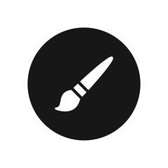 Paint brush vector icon, simple sign for web site and mobile app.