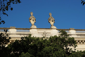 Fototapeta na wymiar Grand Palais toit Paris