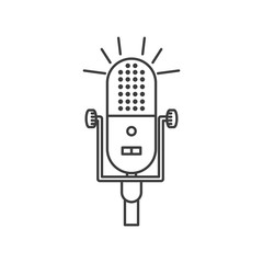 microphone audio device technology icon
