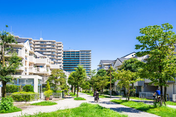 閑静な住宅街