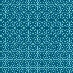 Fototapeta premium Japanese Hexagon Star Seamless Pattern