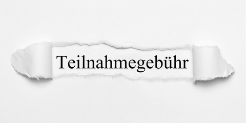 Teilnahmegebühr 